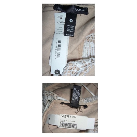 Aqua Dress 70's Boho Beach Destination Wedding Lace Crochet Bohemian Cottagecore - Picture 15 of 16